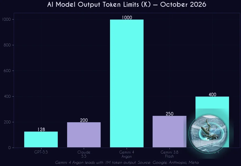 AI Model Output Token Limits Comparison October 2026