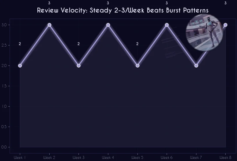 Review Velocity Steady vs Burst