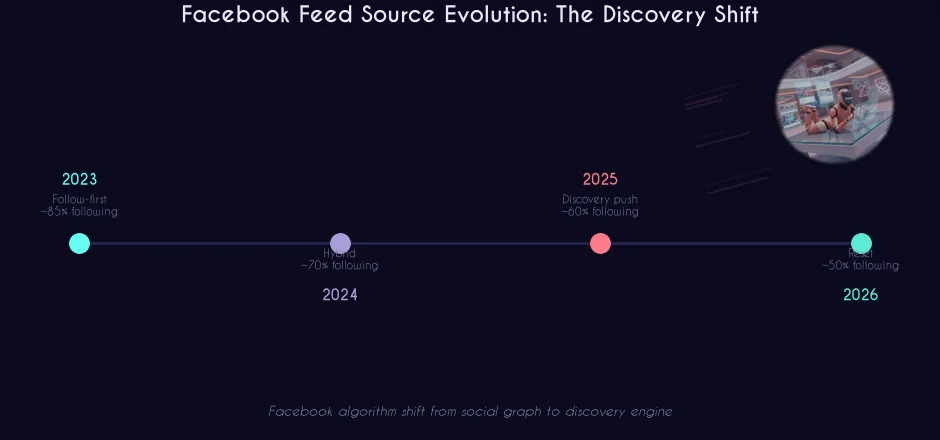Facebook Feed Source Evolution 2023-2026