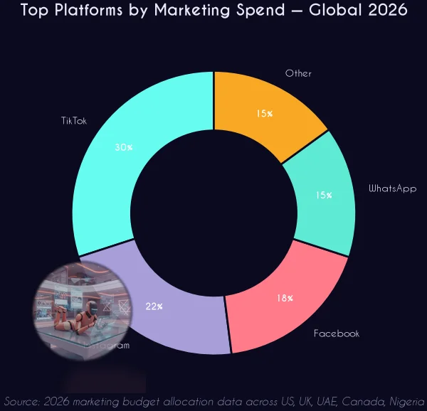 Top Platforms by Marketing Spend Global 2026