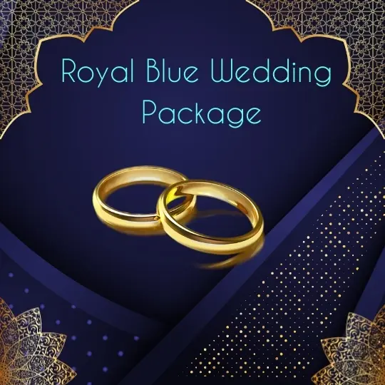 Royal Blue Wedding Package