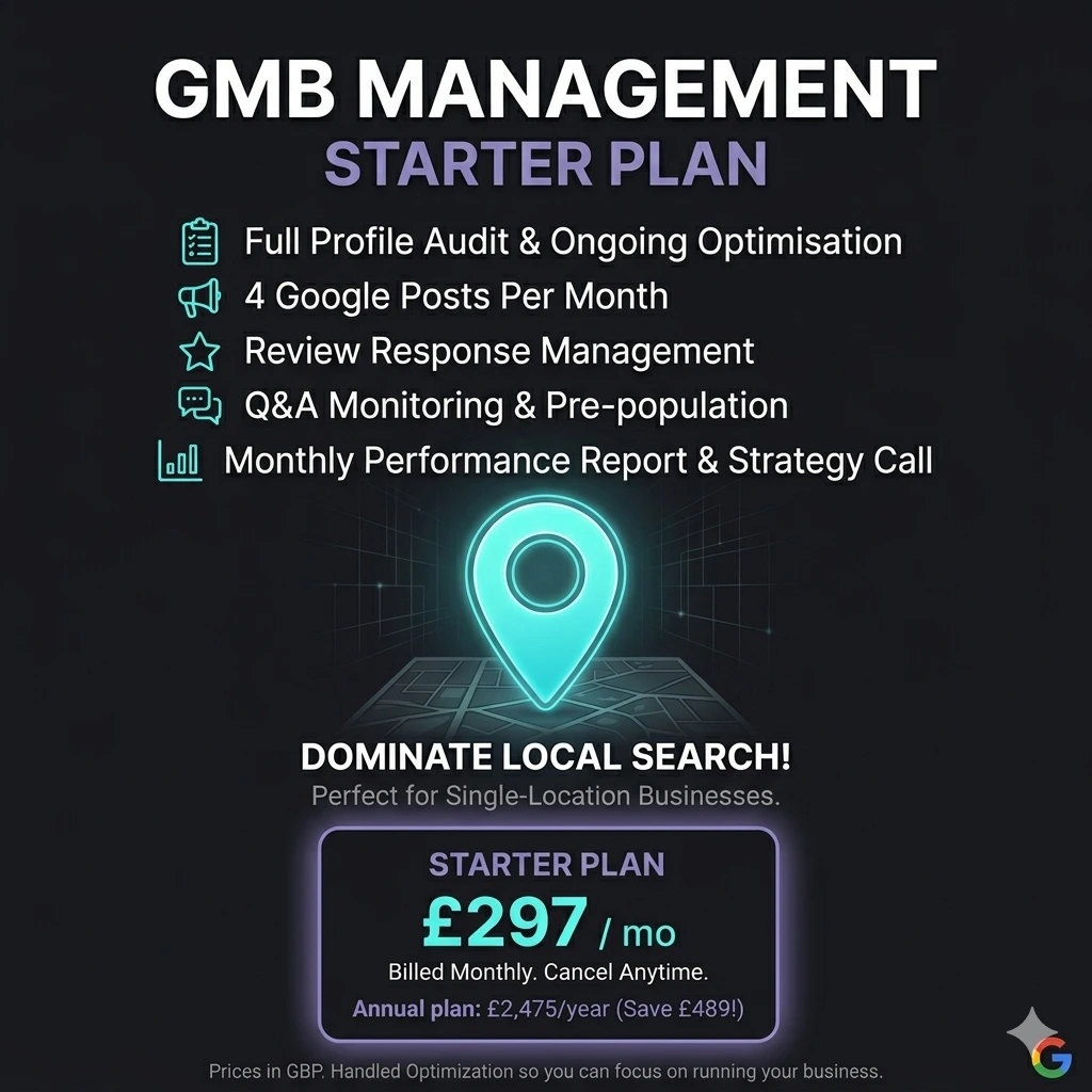 GMB Management — Starter Plan