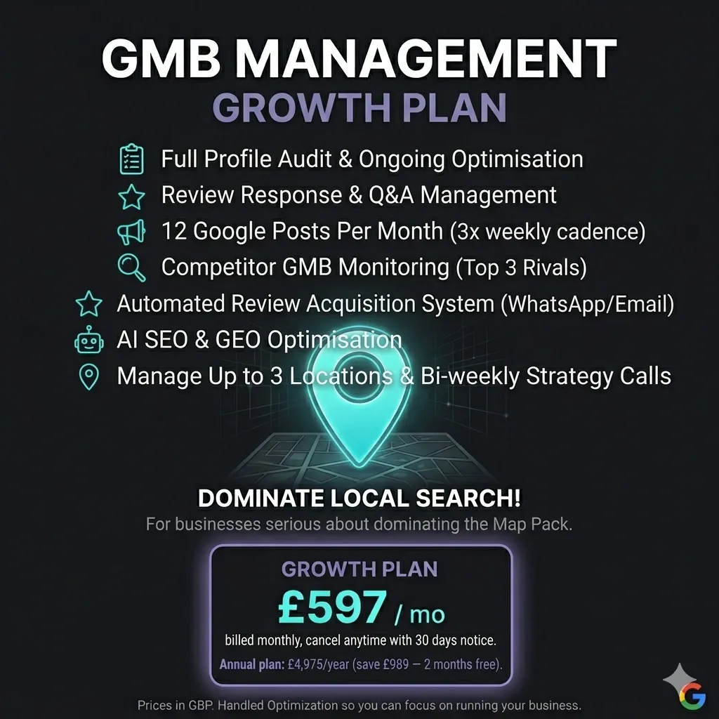 GMB Management — Growth Plan